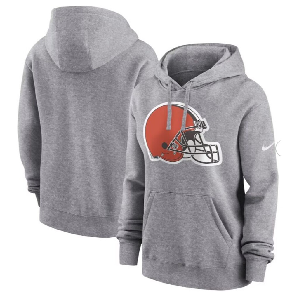 NWT Cleveland Browns Nike Women's Team Logo Club Fleece Pullover Hoodie 3XLT